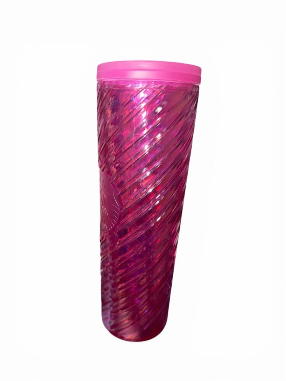 starbucks 2022 holiday iridescent swirl tumbler